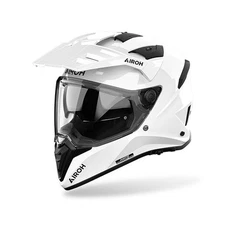 Full-Face Airoh Bandit Adventure Enduro Motard White Gloss Size M