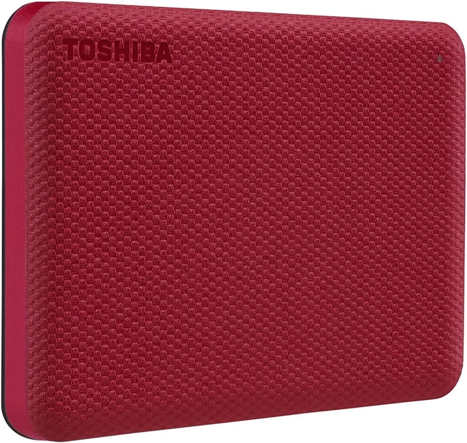 Versatile 2TB USB 3.0 External Drive in Chic Red with Password Protection - Image 3 of 4