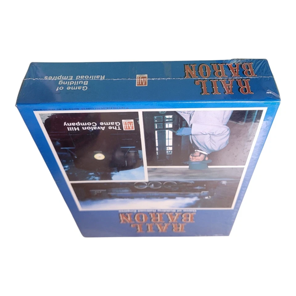 Avalon Hill Board Game Rail Baron 1977 Railroad Train Locomotive New Sealed - Image 4 of 4