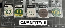 NEW 5-pack lot Oregon Ducks Car Absorbent Ceramic Cup holder Coaster Set