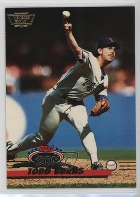 1993 Topps Stadium Club Members Only Todd Burns #210 10ou