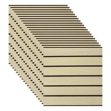 20pcs 11.8"x11.8" Peel and Stick Backsplash Wooden Wall Tiles, Yellow