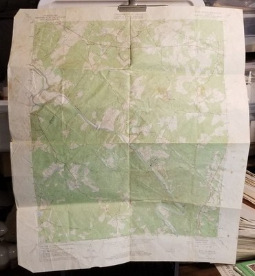 1967 Orig USGS Topo Map Boyd Tavern VIRGINIA Quad 7.5' 1:24000 Scouts Folded .b