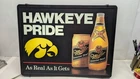Vintage Miller Beer Light Iowa Hawkeyes Caitlin Clark Lighted Sign Football RARE