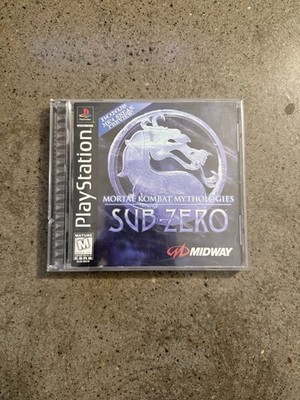 Mortal Kombat Mythologies: Sub Zero (PS1 1997) Tested/Complete CIB w/ Reg. Card