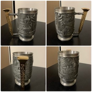 Vintage 1988 National Railroad Museum Pewter Tankard "The Last Spike"