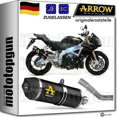 ARROW AUSPUFF OP RACE-TECH ALUMINIUM SCHWARZ C APRILIA TUONO V4-R 2012 12