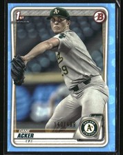 2020 Bowman Draft #BD-8 Dane Acker Sky Blue #/499