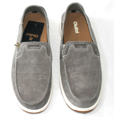 New OLUKAI Kakaha Nia Men 10 EU 43 Shoes Suede Leather ASH  display picture 1