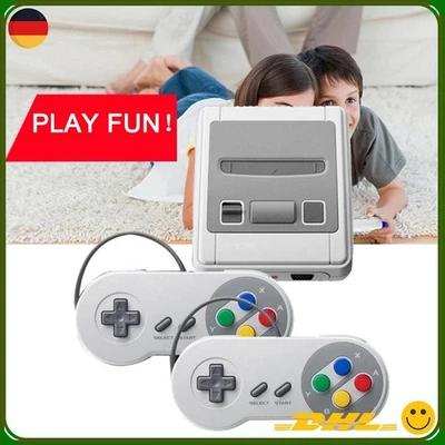 MARKENLOS 2xKontroller + Spielkonsole Retro 4K Konsole 621 Spiele Retro HDMI 8 Bit