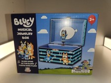 Bluey Musical Jewelry Box with Spinning Figurine, Theme Song, NEW