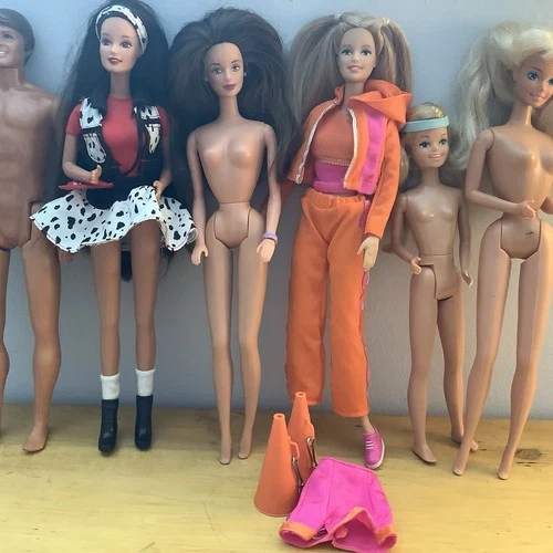 Vintage Barbie, Teresa, Ken, & Skipper Dolls 1980s - 1990s -  2003 Lot
