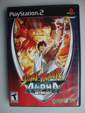 Street Fighter Alpha Anthology (PlayStation 2, PS2) Game, Manual, Case mint used image