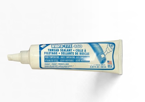 Vibra-Tite 46050 Pipe Thread Sealant, 460, White, Paste, 8.45 Fl Oz Tube