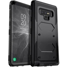 For Samsung Galaxy Note9/10 Shockproof Dual Layer Case Heavy Duty Cover (Black)