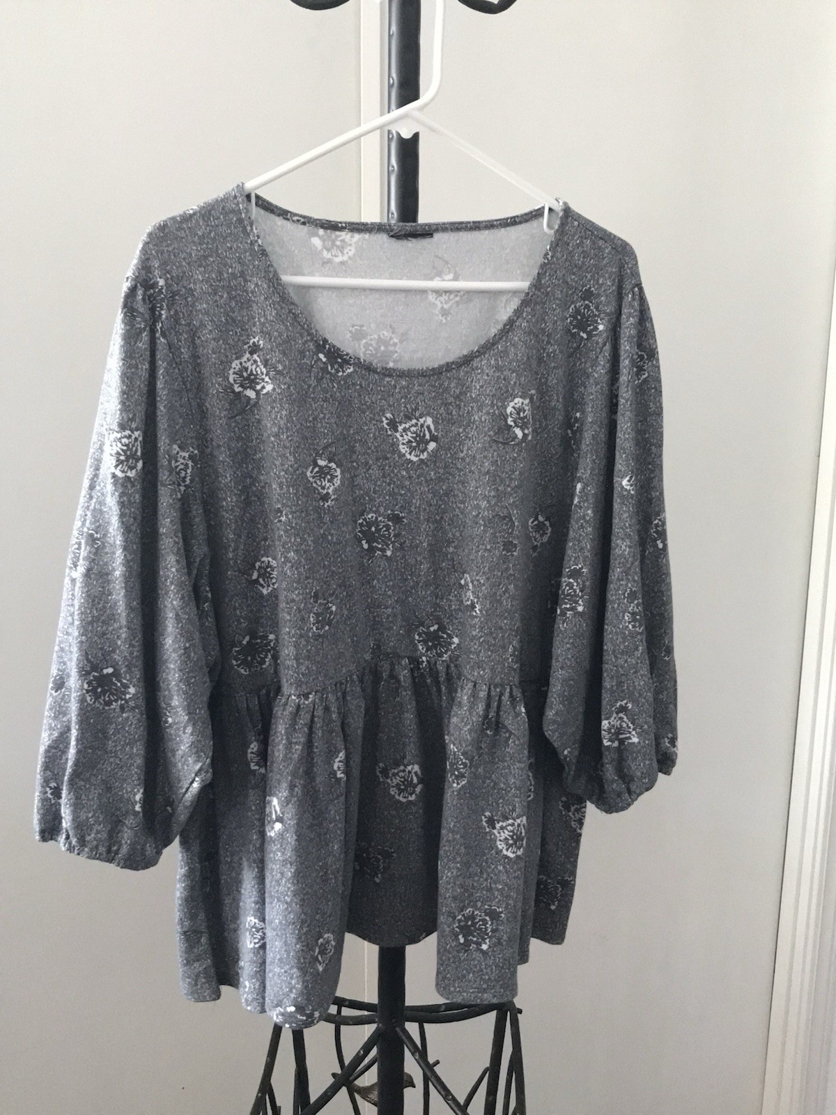 Two Super Soft Democracy Ruffled Sweatshirts 3x - image 2