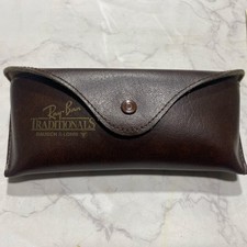 Vintage Ray Ban TRADITIONALS Bausch  Lomb Brown Sunglasses Case ONLY Semi-Hard