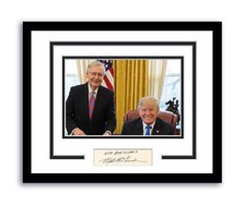 Mitch Mcconnell Autographed Signed 11x14 Framed Photo Republican Senator ACOA