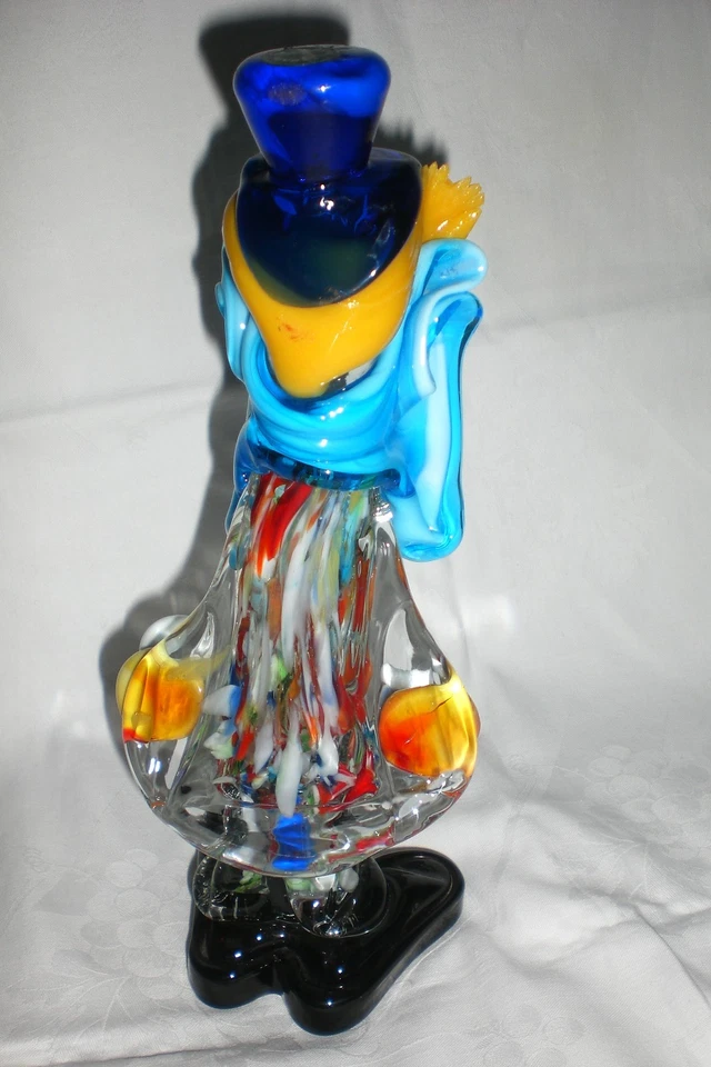 (3193) Murano Glas fröhlicher Clown Dekorativ Höhe ca. 24 cm - Bild 2 von 4