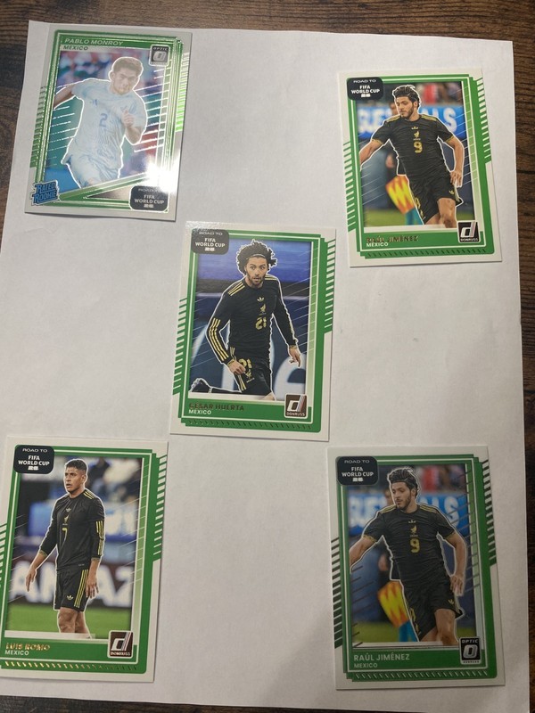 Mexico FIFA World Cup Soccer Card Lot (5)