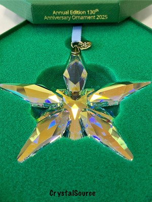 Swarovski Crystal 2025 ANNUAL EDITION 130TH Anniversary ORNAMENT