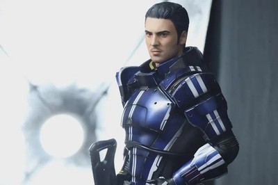 Kaidan Alenko Mass-Effect FanArt/Statue Fully Painted scale to choose