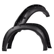 For 2009-2023 Dodge Ram 1500 Textured Pocket Riveted Style Wheel Fender Flares