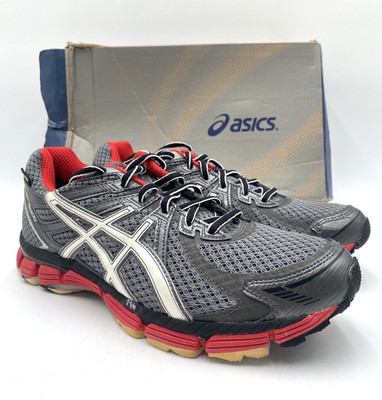 ASICS GT-2000 G-TX Men's NEW Running Sneakers Titanium/White/Red US Size 8