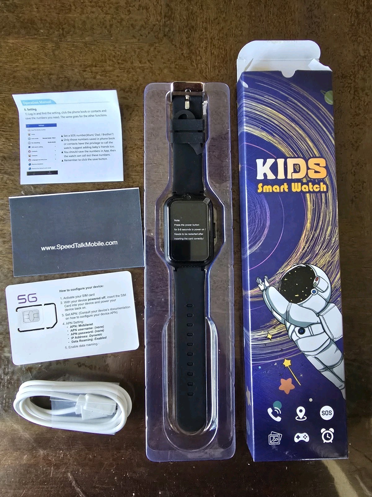With Gps Tracker & Video Calling Kids Cell Phone Watch