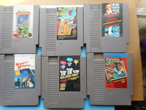 New Listing6  Original Nintendo NES games  - READ DESCRIPTION - WORK?