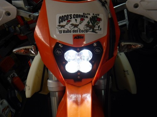 Baja Designs AC Potenza XL Pro LED W/ Faro Cover Kit Per KTM 2014-2016 - Foto 2 di 3