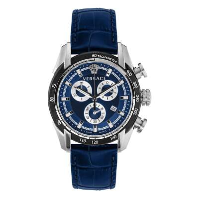 Versace Herrenuhr V-Ray 44mm blau VE2I00721