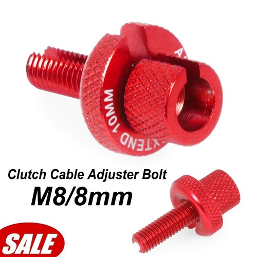 Motorcycle Clutch Cable Adjuster 8mm Adjusting Nut Bolt For KAWASAKI Z