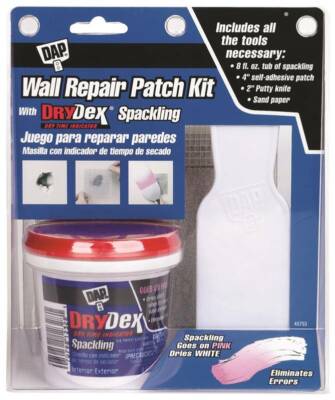 NEW Dap 12345 Wall Repair Patch Kit with DryDex Spackling White KIT ...