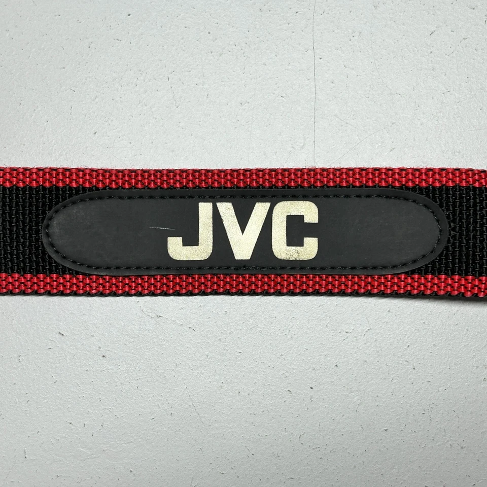 Vintage JVC Video Camcorder Neck Strap Black/Red Made in Japan **STRAP ONLY** - Image 2 of 4