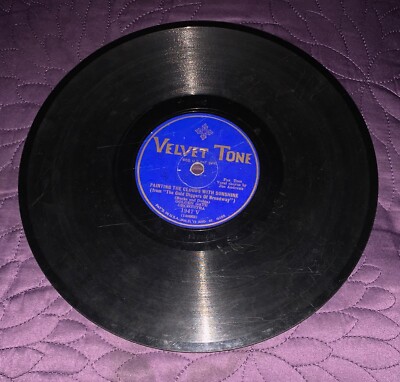 VELVET TONE  1947-V  78 RECORD  GOLDEN GATE ORCHESTRA  TIP TOE THRU THE TULIPS