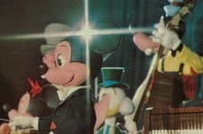 Mickey Mouse Revue  Walt Disney World Postcard 01110235 79914-C Blue Print