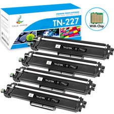 4PK For Brother TN227BK High Yield Toner MFC-L3770CDW HL-L3270CDW L3290CDW