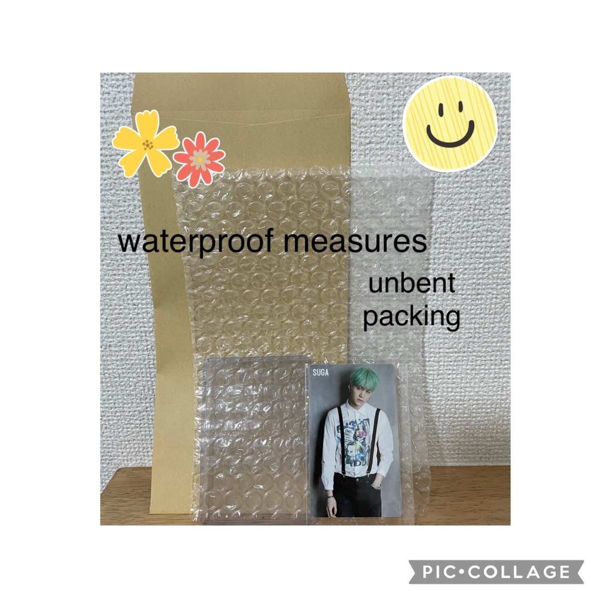 BTS SUGA Photocard Official You Never Walk Alone Spring day Photo