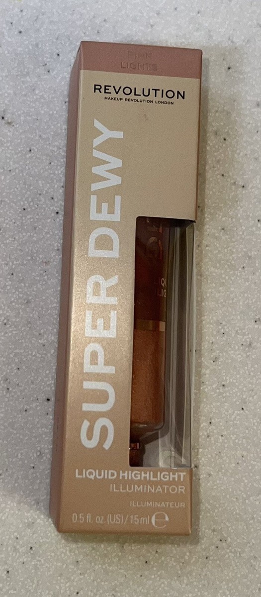Make Up Revolution Flüssiger Highlighter Pink Lights – Glänzend, Superpigmentiert Für Fettige Haut