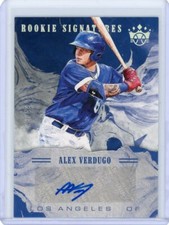 2018 Panini Diamond Kings Rookie Signatures Blue Alex Verdugo #03/49