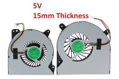 New Asus ROG G750J G750JS G750JW G750JX Cooling fans  CPU + GPU 15mm  -  5V