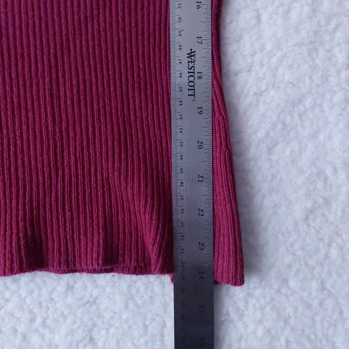 Patagonia Wool Blend Magenta Cowl Neck Women's Pullover Long Sleeve Sweater Sz S - Picture 9 of 15