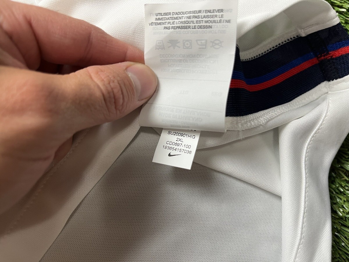 2020 2021 England Phil Foden Home White Jersey Shirt Kit XXL Nike