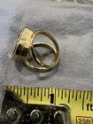 Holiday Statement Smoky Topaz Cocktail Ring Faux Gold — photo 6