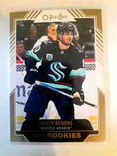 Matty Beniers 2022-23 UD Series 1 Hockey O-Pee-Chee Glossy Rookies R-9 Kraken