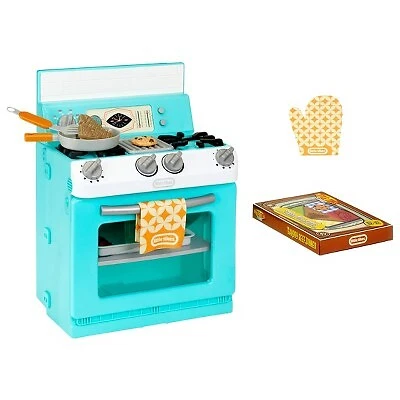 Retro '50s Inspired Oven Realistic Pretend Play Kitchen Appliance