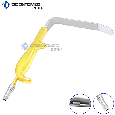 Ferriera Style Breast Retractor 9'' x 6''x 11mm With Fiber Optic BST-047