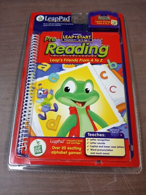 Leap Pad LEAP START New PRE-READING Module Cartridge & Book **SEALED**