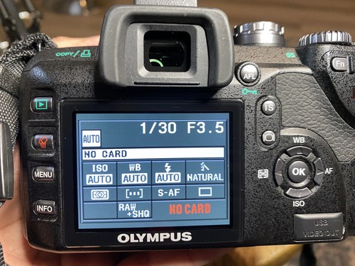 Olympus EVOLT E-510 10.0MP DSLR Camera Kit w/ 14-42mm Lens Tested NO BATTERY - Picture 4 of 21